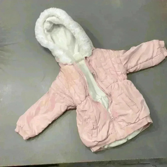 Macy's First Impressions Baby / Toddler Girl Puffer Jacket - Picture 3 of 13